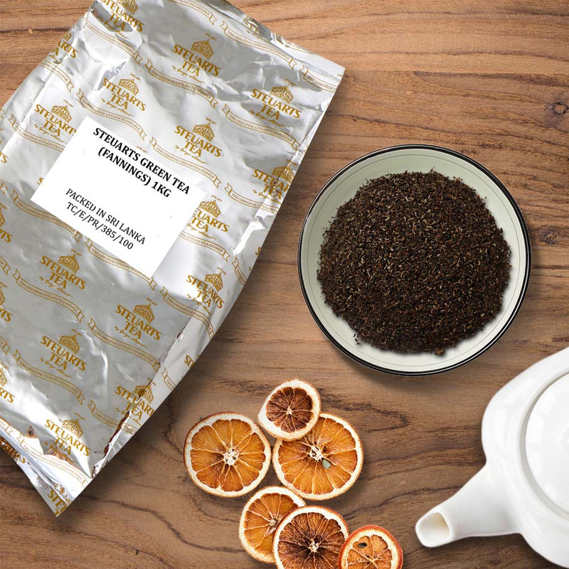 Steuarts Green Tea - Fannings (1kg) | Steuarts Tea Philippines