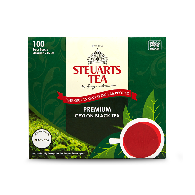 Steuarts Premium Ceylon Black Tea (100 Bags) | Steuarts Tea Philippines