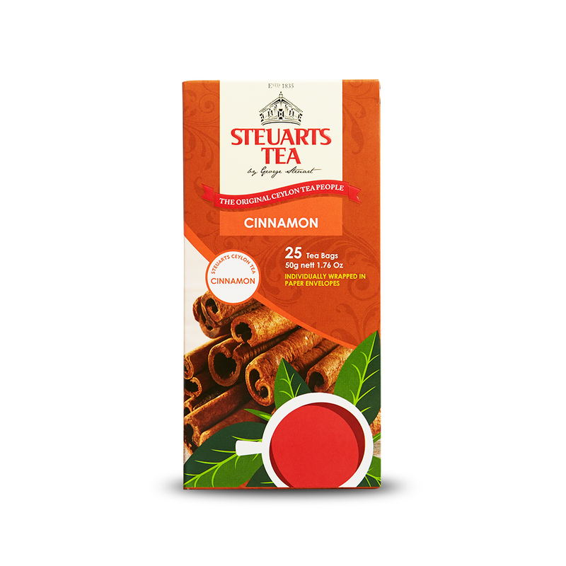 Steuarts Ceylon Black Tea with Cinnamon (25 Bags) | Steuarts Tea Philippines