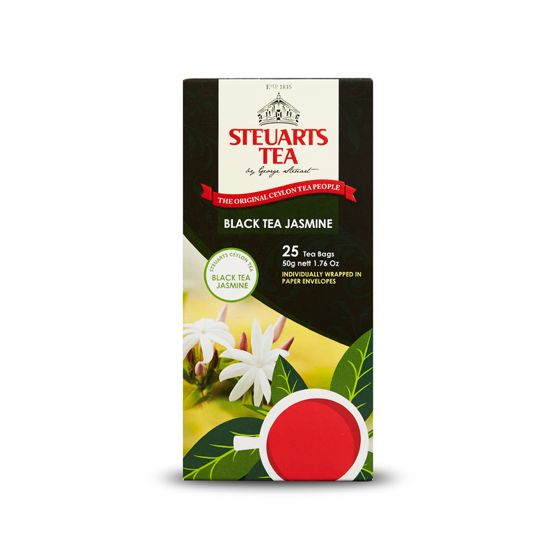 Steuarts Ceylon Black Tea with Jasmine (25 Bags) | Steuarts Tea Philippines