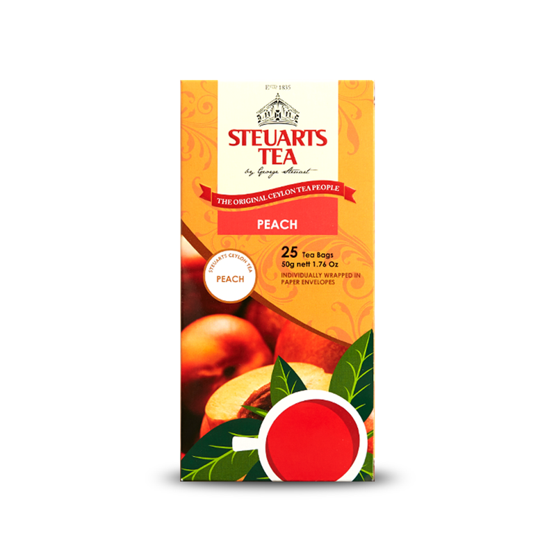 Steuarts Peach Tea (25 Bags) | Steuarts Tea Philippines