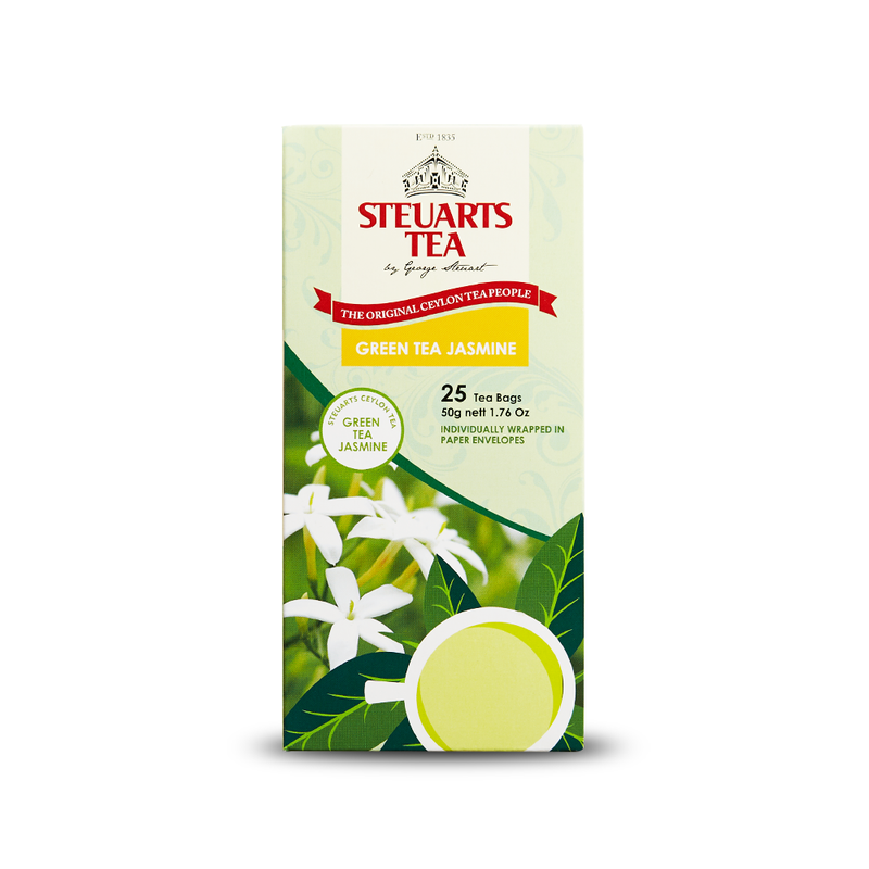 Steuarts Pure Green Tea with Jasmine (25 Bags) | Steuarts Tea Philippines
