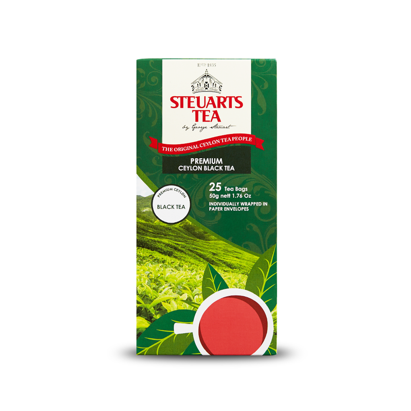 Steuarts Premium Ceylon Black Tea (25 Bags) | Steuarts Tea Philippines